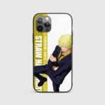 SanjiGraphicGlassPhonecasebackview