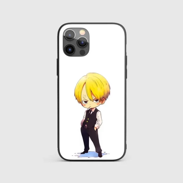 Sanji Ghibli Silicone Armored Phone Case Front View