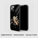 Sanji Minimal Silicone Armored Phone Case Front View