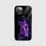 Sasuke Minimal Silicone Armored Phone Case Front View