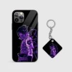 Sasuke Minimal Silicone Armored Phone Case Front View