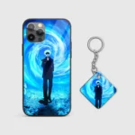 SatoruGojoAestheticBlueGlassPhoneCaseBackView