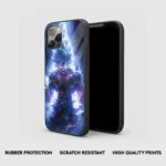 Goku Ultra Instinct Silicone Armored Phone Case Front View With Iconic Design