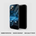 Solo Leveling City Silicone Armored Phone Case Front View Min