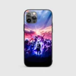 Solo Leveling Scene Silicone Armored Phone Case Front View Min