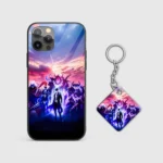 Solo Leveling Scene Silicone Armored Phone Case Front View Min