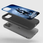 Solo Leveling Sung Jinwoo Silicone Armored Phone Case Front View Min