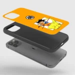 Son Goku Nimbus Silicone Armored Phone Case Front View Min