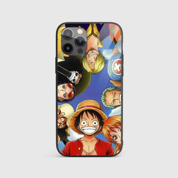 StrawHatCrewGlassPhonecasebackview