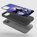 Sung Jinwoo Action Silicone Armored Phone Case Front View Min