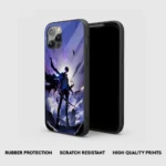 Sung Jinwoo Action Silicone Armored Phone Case Front View Min