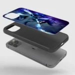 Sung Jinwoo Beru Graphic Silicone Armored Phone Case Front View Min