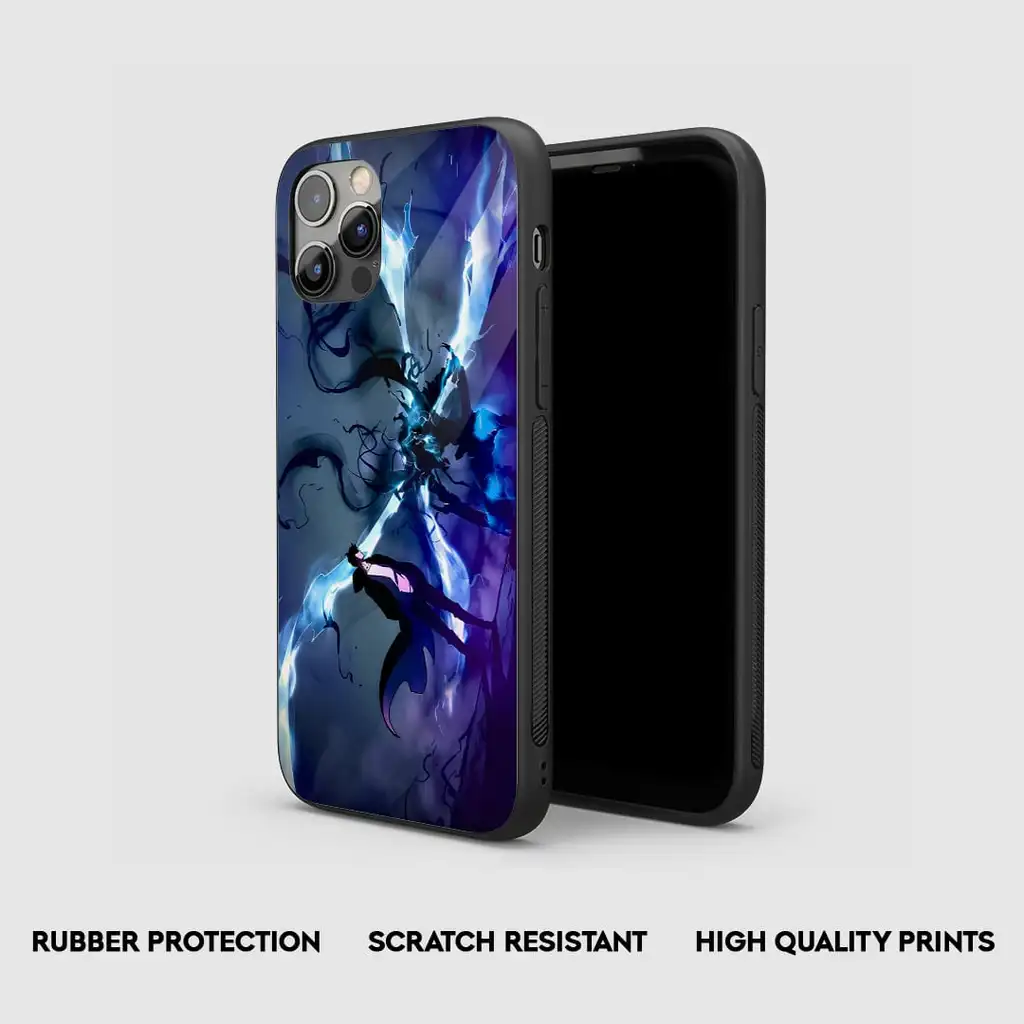 Sung Jinwoo Beru Graphic Silicone Armored Phone Case Side View Min