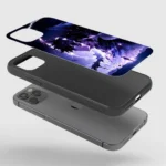 Sung Jinwoo Graphic Silicone Armored Phone Case Front View Min