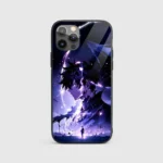 Sung Jinwoo Graphic Silicone Armored Phone Case Front View Min