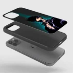 Sung Jinwoo Minimal Silicone Armored Phone Case Front View Min