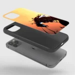 Sung Jinwoo Shadow Monarch Silicone Armored Phone Case Front View Min