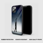 Sung Jinwoo Shadow Silicone Armored Phone Case Front View Min