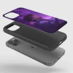 TanjiroKamadoAestheticGlassPhoneCaseBackView