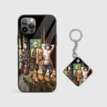 TanjiroXZinetsuxInosukeGlassPhoneCaseBackView