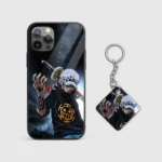 TrafalgarLawGraphicGlassPhonecasebackview