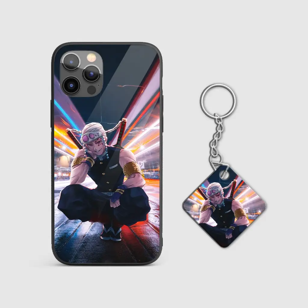 UzuiTengenGlassPhoneCaseWithKeychain UzuiTengenGlassPhoneCaseWithKeychain