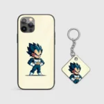 Vegeta Ghibli Silicone Armored Phone Case Front View