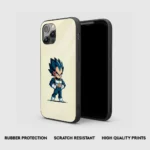 Vegeta Ghibli Silicone Armored Phone Case Front View
