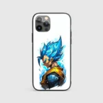 Vegeta Pastel Silicone Armored Phone Case Front View