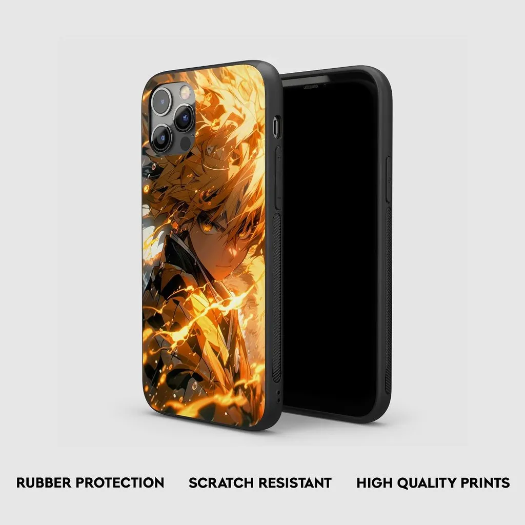 ZenitsuAgatsumaGraphicGlassPhoneCoversideview ZenitsuAgatsumaGraphicGlassPhoneCoversideview