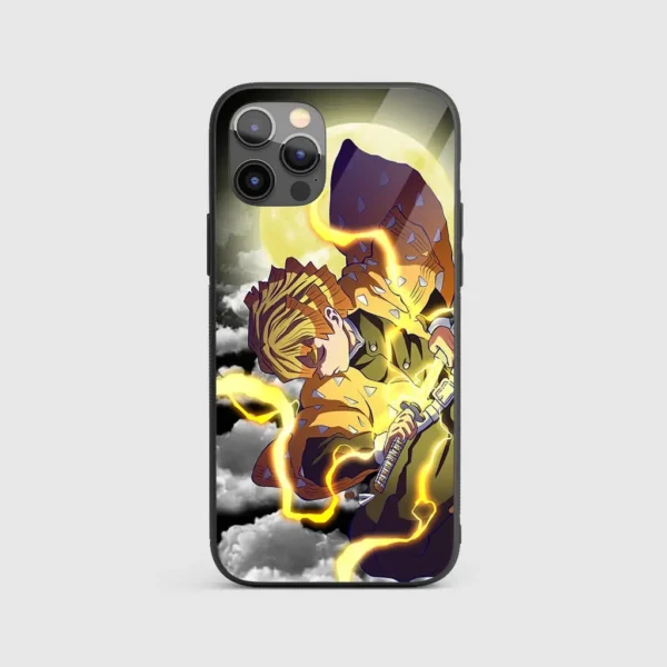 ZenitsuAgatsumaKatanaGlassPhoneCaseBackView