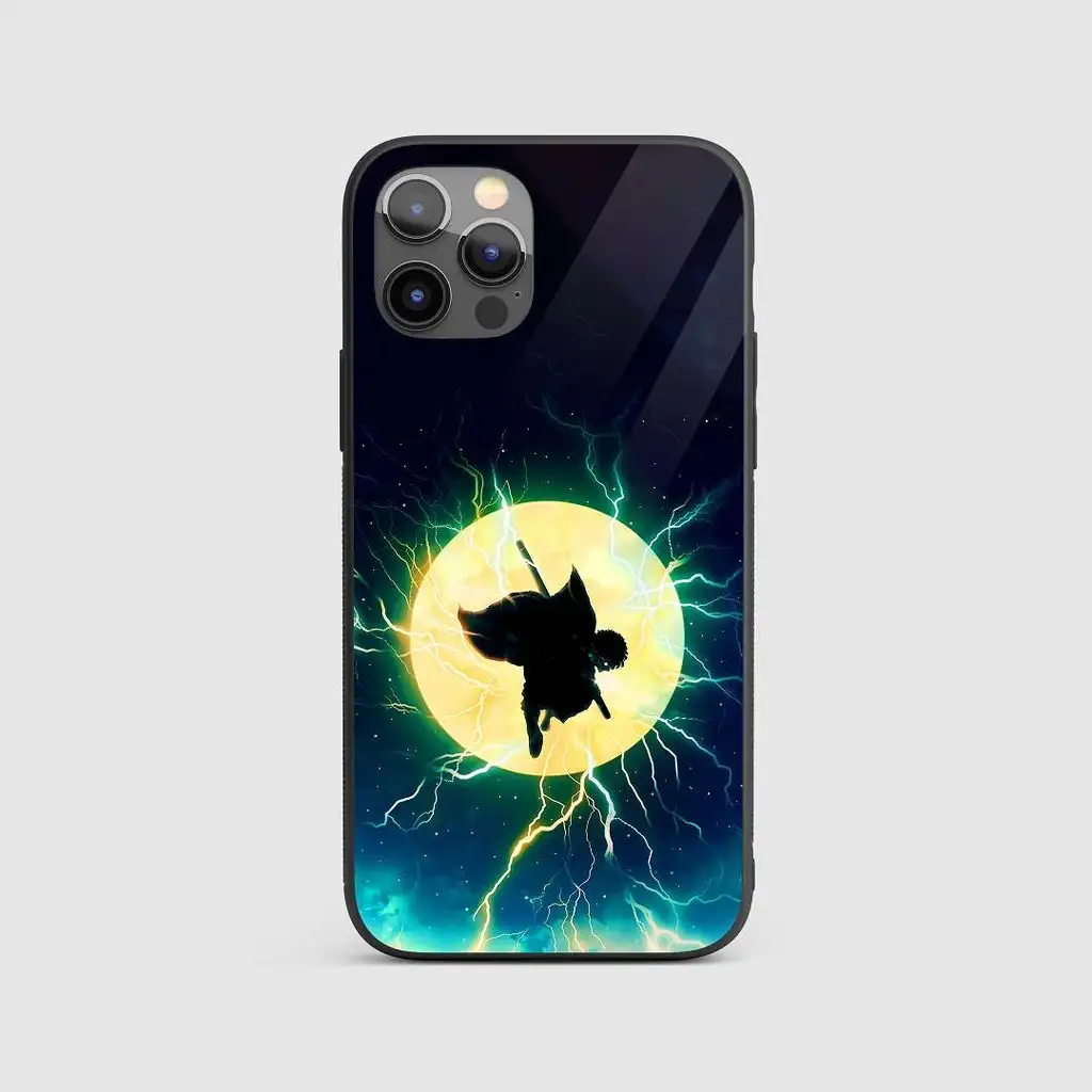 ZenitsuAgatsumaLightningGlassPhoneCoverbackview ZenitsuAgatsumaLightningGlassPhoneCoverbackview