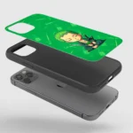 Zoro Chibi Silicone Armored Phone Case Front View