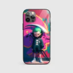 Zoro Ghibli Silicone Armored Phone Case Front View