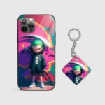 Zoro Ghibli Silicone Armored Phone Case Front View