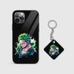 Zoro Minimal Silicone Armored Phone Case Front View