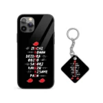 Akatsuki Character Names Silicone Armored Phone Case front view with names design.webp
