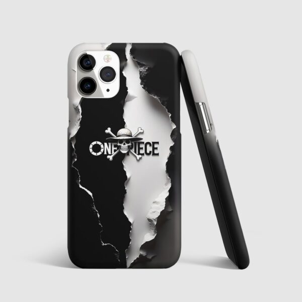 One Piece Black White Phone Cover.jpg