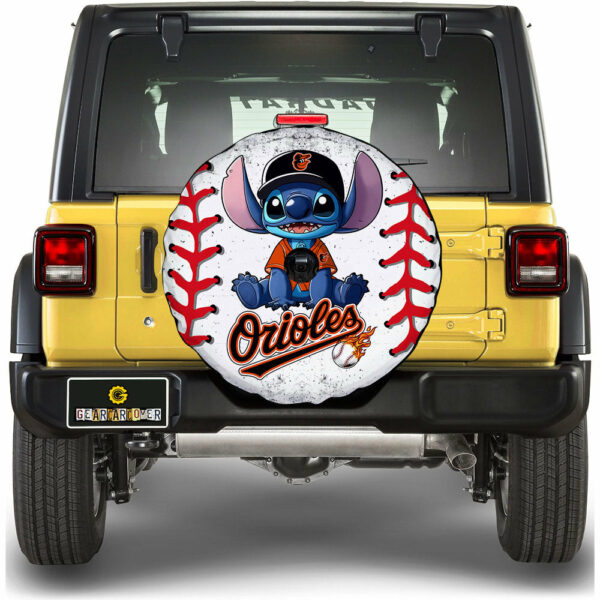 Baltimore Orioles Spare Tire Covers Camera Hole Stitch Theme Collection Gear Car Cover.jpg