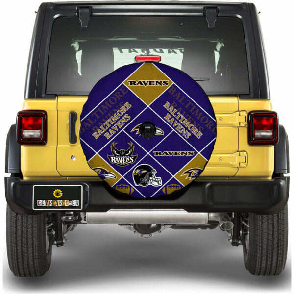 Baltimore Ravens Spare Tire Covers Camera Hole Sporty Team Collection Gear Car Cover STH DN2802252004.jpg