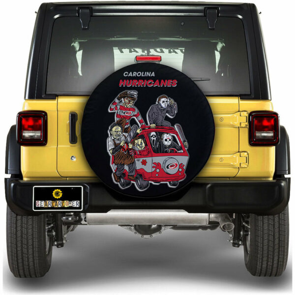 Carolina Hurricanes Spare Tire Covers Horror Characters Car Accessories Gear Car Cover DN0901241067 STC 2024 1360404b.jpg