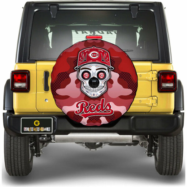 Cincinnati Reds Spare Tire Covers Camera Hole Skull Theme Collection Gear Car Cover.jpg