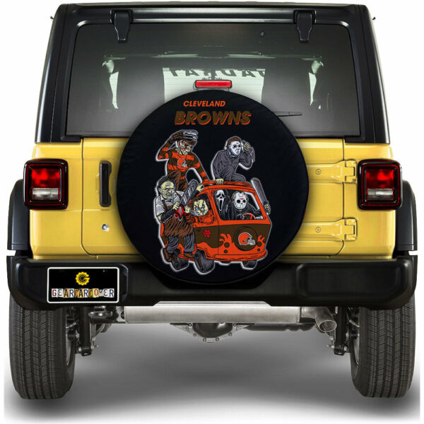 Cleveland Browns Spare Tire Covers Horror Characters Car Accessories Gear Car Cover DN0901241038 STC 2024.jpg