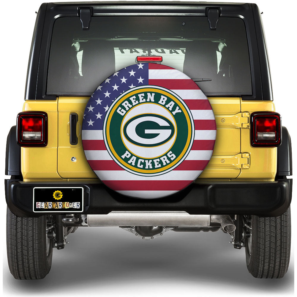 Green Bay Packers Spare Tire Covers Custom US Flag Style Gear Car Cover STC DN2410221003.jpg