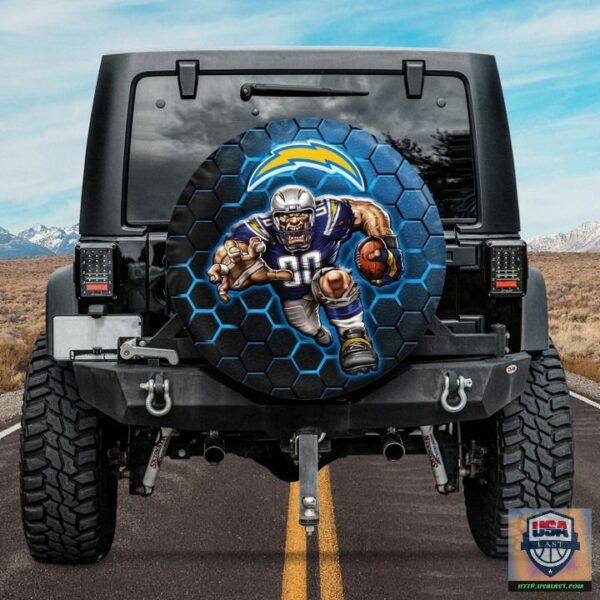 HYYUetU3 BDT270522 14xxxLos Angeles Chargers NFL Mascot Spare Tire Cover.jpg