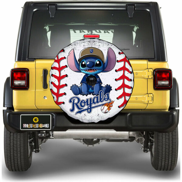 Kansas City Royals Spare Tire Covers Camera Hole Stitch Theme Collection Gear Car Cover.jpg