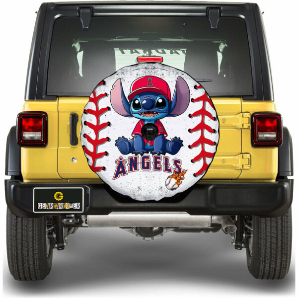 Los Angeles Angels Spare Tire Covers Camera Hole Stitch Theme Collection Gear Car Cover.jpg