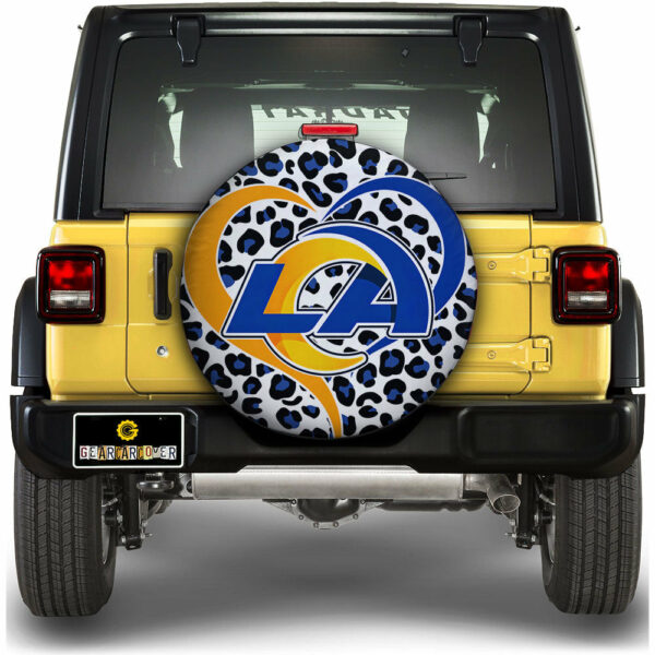 Los Angeles Rams Spare Tire Cover Custom Leopard Heart For Fans Gear Car Cover DN1310221019 STC 14 Inch 2022.jpg
