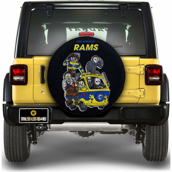 Los Angeles Rams Spare Tire Covers Horror Characters Car Accessories Gear Car Cover DN0901241048 STC 2024.jpg