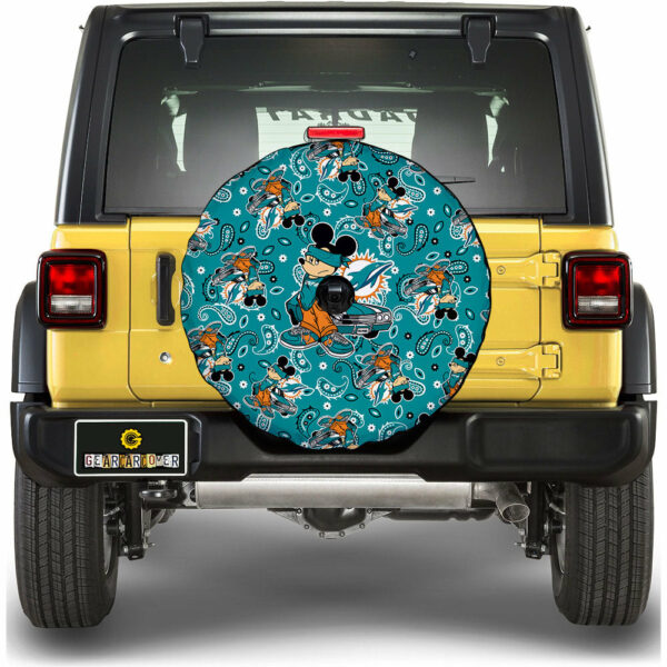 Miami Dolphins Spare Tire Covers Camera Hole Cartoon Theme Collection Gear Car Cover.jpg